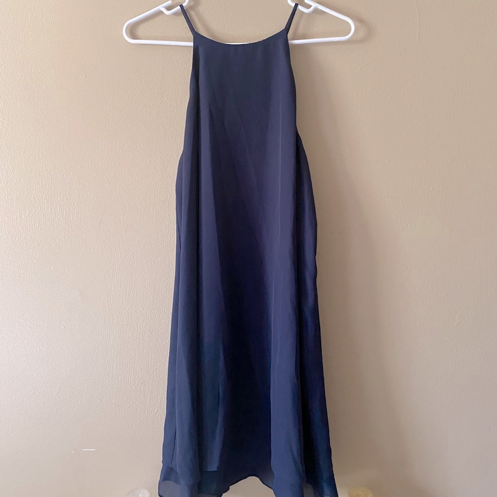 Navy Blue Cocktail Dress